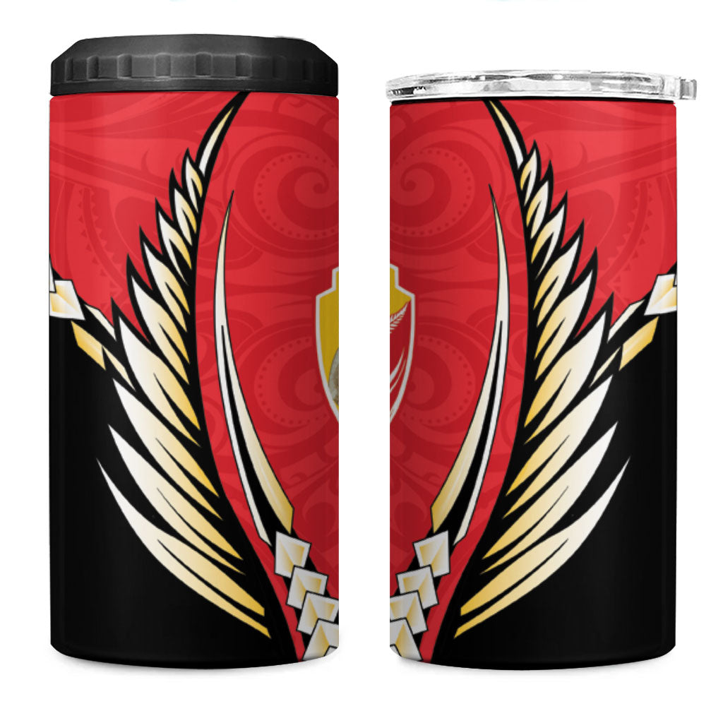 Waikato 2026 Rugby Custom 4 in 1 Can Cooler Tumbler NZ Maori Silver Fern