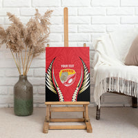 Waikato 2026 Rugby Custom Canvas Wall Art NZ Maori Silver Fern