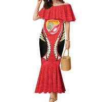 Waikato 2026 Rugby Custom Family Matching Mermaid Dress and Hawaiian Shirt NZ Maori Silver Fern