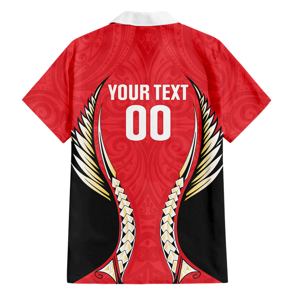 Waikato 2026 Rugby Custom Family Matching Off The Shoulder Long Sleeve Dress and Hawaiian Shirt NZ Maori Silver Fern