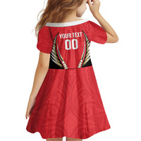 Waikato 2026 Rugby Custom Family Matching Off Shoulder Short Dress and Hawaiian Shirt NZ Maori Silver Fern