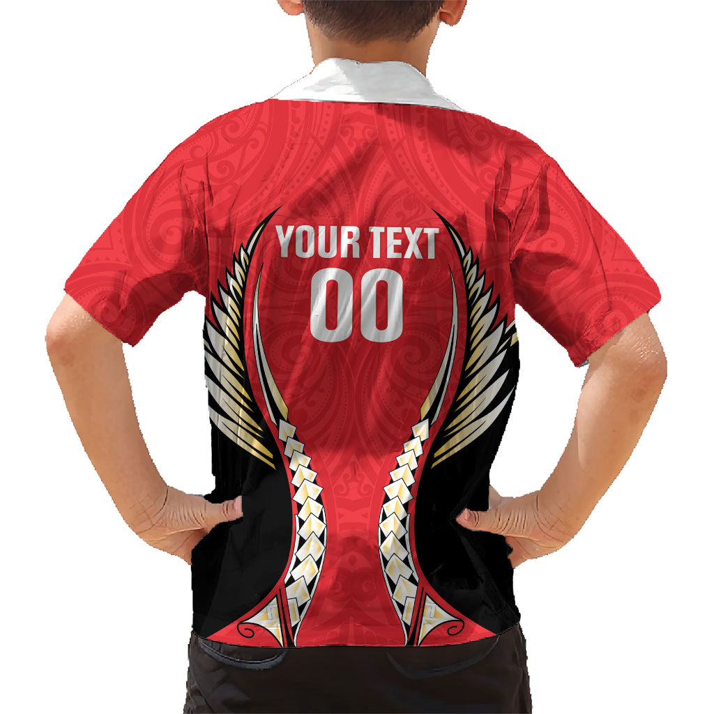 Waikato 2026 Rugby Custom Family Matching Tank Maxi Dress and Hawaiian Shirt NZ Maori Silver Fern