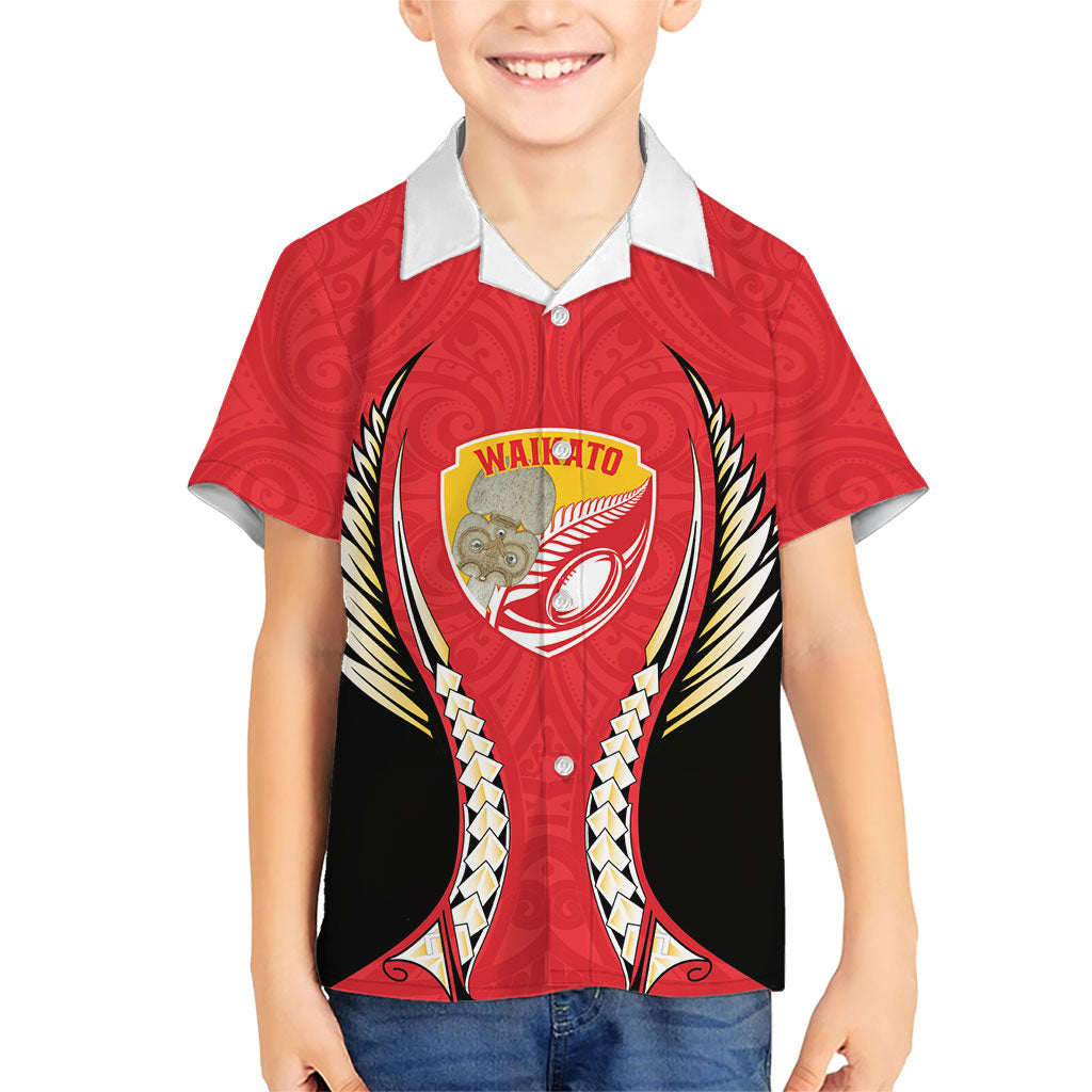 Waikato 2026 Rugby Custom Hawaiian Shirt NZ Maori Silver Fern