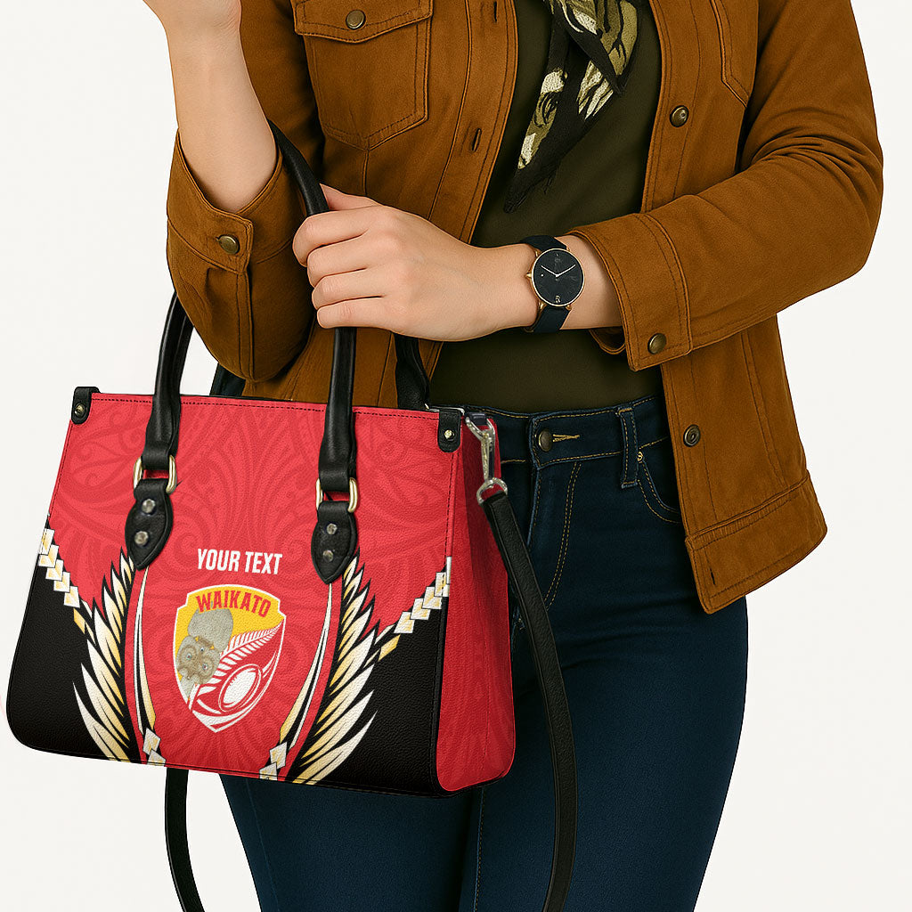 Waikato 2026 Rugby Custom Leather Bag NZ Maori Silver Fern