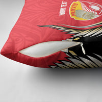 Waikato 2026 Rugby Custom Pillow Cover NZ Maori Silver Fern