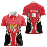 Waikato 2026 Rugby Custom Women Polo Shirt NZ Maori Silver Fern