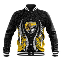 Wellington 2026 Rugby Custom Baseball Jacket NZ Maori Silver Fern