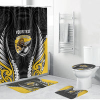 Wellington 2026 Rugby Custom Bathroom Set NZ Maori Silver Fern