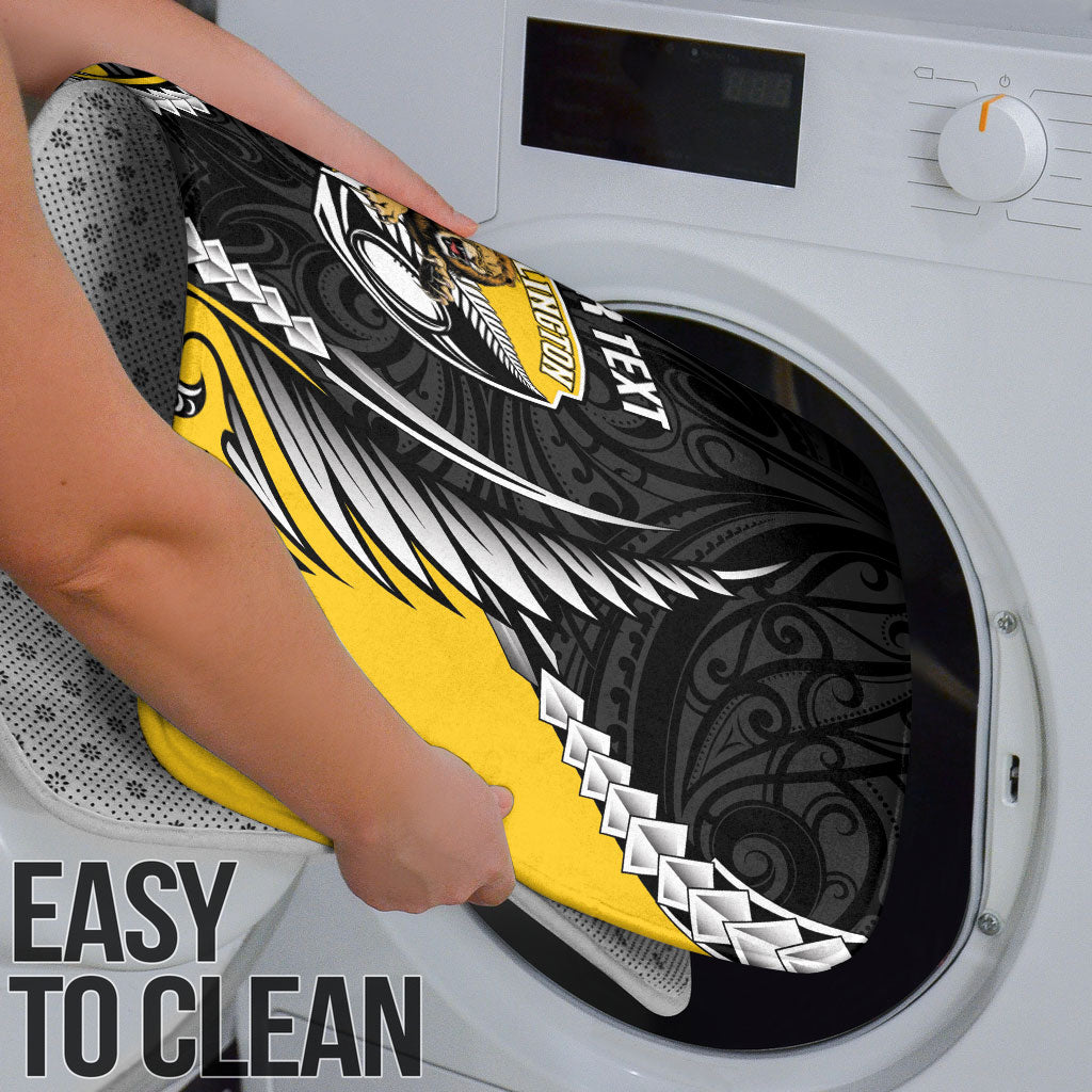 Wellington 2026 Rugby Custom Bathroom Set NZ Maori Silver Fern