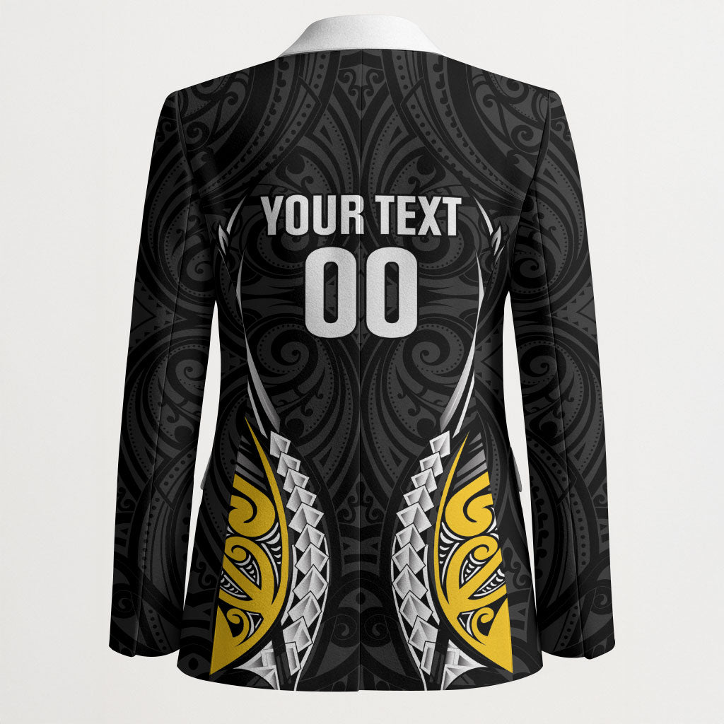 Wellington 2026 Rugby Custom Blazer NZ Maori Silver Fern LT14 - Polynesian Pride