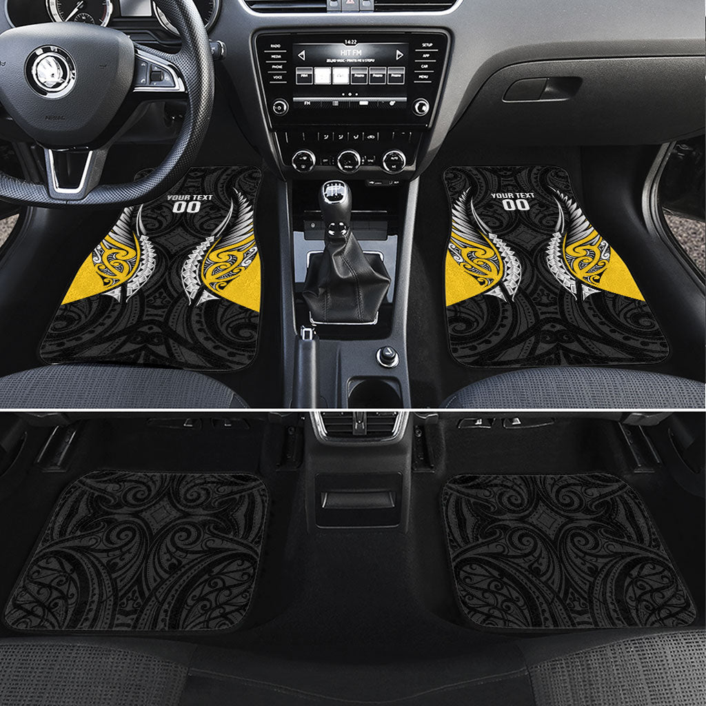 Wellington 2026 Rugby Custom Car Mats NZ Maori Silver Fern