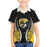 Wellington 2026 Rugby Custom Family Matching Mermaid Dress and Hawaiian Shirt NZ Maori Silver Fern