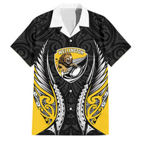 Wellington 2026 Rugby Custom Family Matching Puletasi and Hawaiian Shirt NZ Maori Silver Fern