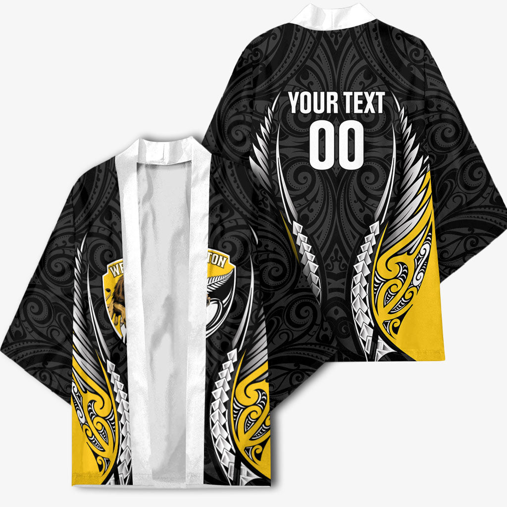 Wellington 2026 Rugby Custom Kimono NZ Maori Silver Fern
