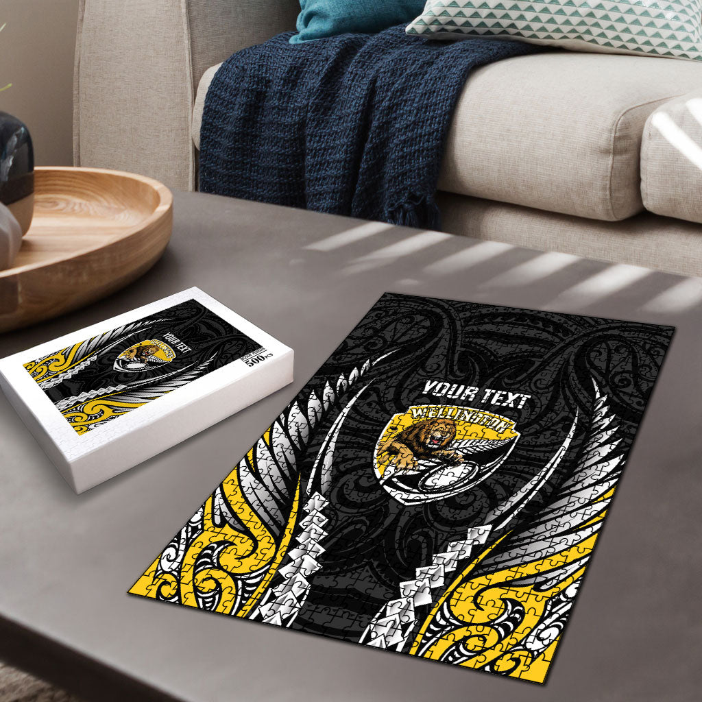 Wellington 2026 Rugby Custom Puzzle NZ Maori Silver Fern