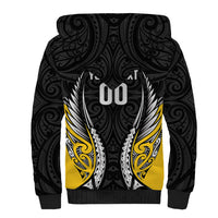 Wellington 2026 Rugby Custom Sherpa Hoodie NZ Maori Silver Fern