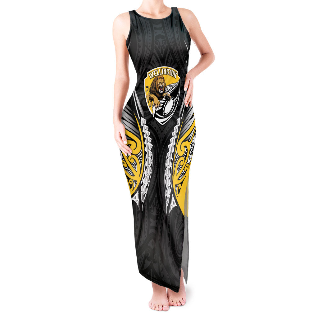 Wellington 2026 Rugby Custom Tank Maxi Dress NZ Maori Silver Fern