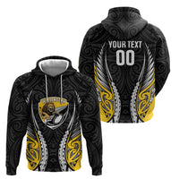 Wellington 2026 Rugby Custom Zip Hoodie NZ Maori Silver Fern