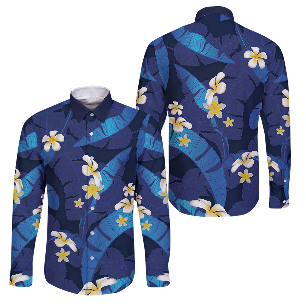 Teal Purple Banana Leaf Hawaii Family Matching Mermaid Dress and Hawaiian Shirt Lau Maia Plumeria Tropical Summer Vibes
