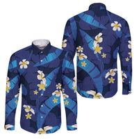 Teal Purple Banana Leaf Hawaii Family Matching Off Shoulder Short Dress and Hawaiian Shirt Lau Maia Plumeria Tropical Summer Vibes