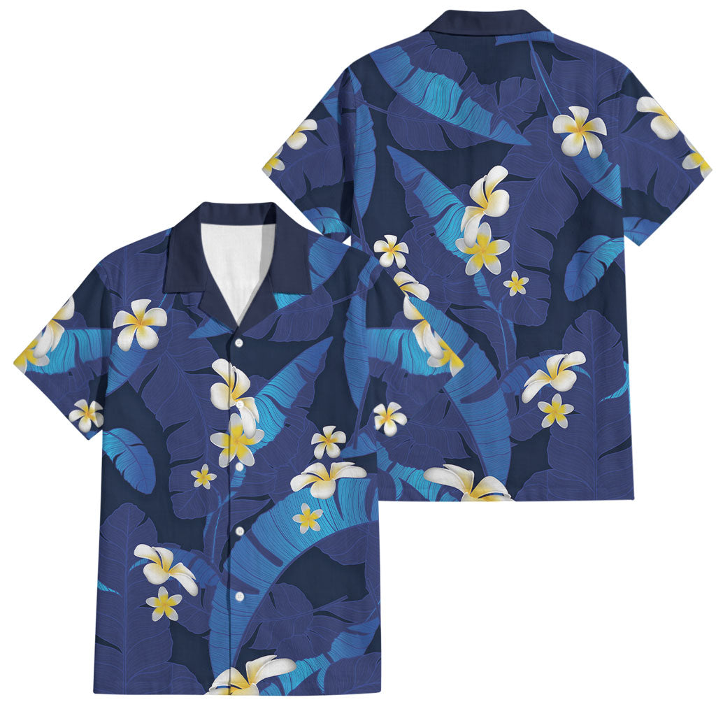 Teal Purple Banana Leaf Hawaii Family Matching Summer Maxi Dress and Hawaiian Shirt Lau Maia Plumeria Tropical Summer Vibes