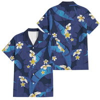 Teal Purple Banana Leaf Hawaii Family Matching Tank Maxi Dress and Hawaiian Shirt Lau Maia Plumeria Tropical Summer Vibes