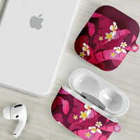 Pink Banana Leaf Hawaii AirPods Case Lau Maia Plumeria Tropical Summer Vibes