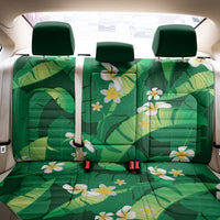Green Banana Leaf Hawaii Back Car Seat Cover Lau Maia Plumeria Tropical Summer Vibes