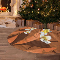 Orange Banana Leaf Hawaii Tree Skirt Lau Maia Plumeria Tropical Summer Vibes LT14 - Polynesian Pride