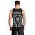 New Zealand Aotearoa Rugby Men Tank Top NZ Tiki With Maori Fern World Cup Black Version LT14 - Polynesian Pride