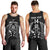 Custom New Zealand Aotearoa Rugby Men Tank Top NZ Tiki With Maori Fern World Cup Black Version LT14 - Polynesian Pride