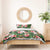 Pineapple Skull Aloha Hawaii Bedding Set Summer Vibes Tropical Seamless Pattern - Polynesian Pride