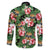 Pineapple Skull Aloha Hawaii Family Matching Off The Shoulder Long Sleeve Dress and Hawaiian Shirt Summer Vibes Tropical Seamless Pattern - Polynesian Pride