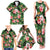 Pineapple Skull Aloha Hawaii Family Matching Tank Maxi Dress and Hawaiian Shirt Summer Vibes Tropical Seamless Pattern - Polynesian Pride