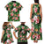 Pineapple Skull Aloha Hawaii Family Matching Tank Maxi Dress and Hawaiian Shirt Summer Vibes Tropical Seamless Pattern - Polynesian Pride
