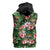 Pineapple Skull Aloha Hawaii Sleeveless Hoodie Summer Vibes Tropical Seamless Pattern - Polynesian Pride