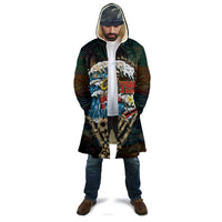 Aloha Hawaii Surfing Skull Cloak Shaka Skeleton Ride The Waves - Polynesian Pride