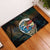 Aloha Hawaii Surfing Skull Rubber Doormat Shaka Skeleton Ride The Waves - Polynesian Pride