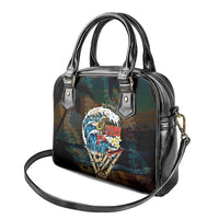 Aloha Hawaii Surfing Skull Shoulder Handbag Shaka Skeleton Ride The Waves - Polynesian Pride