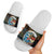 Aloha Hawaii Surfing Skull Slide Sandals Shaka Skeleton Ride The Waves - Polynesian Pride