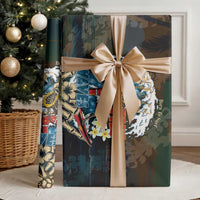 Aloha Hawaii Surfing Skull Wrapping Paper Shaka Skeleton Ride The Waves - Polynesian Pride