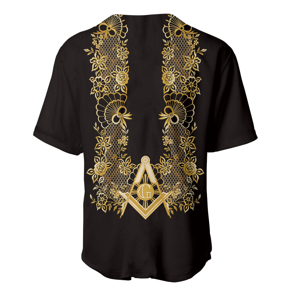 Personalised Filipino Freemasonry Baseball Jersey Masonic Barong Tagalog Inspired Ivory White