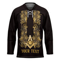 Personalised Filipino Freemasonry Hockey Jersey Masonic Barong Tagalog Inspired Ivory White