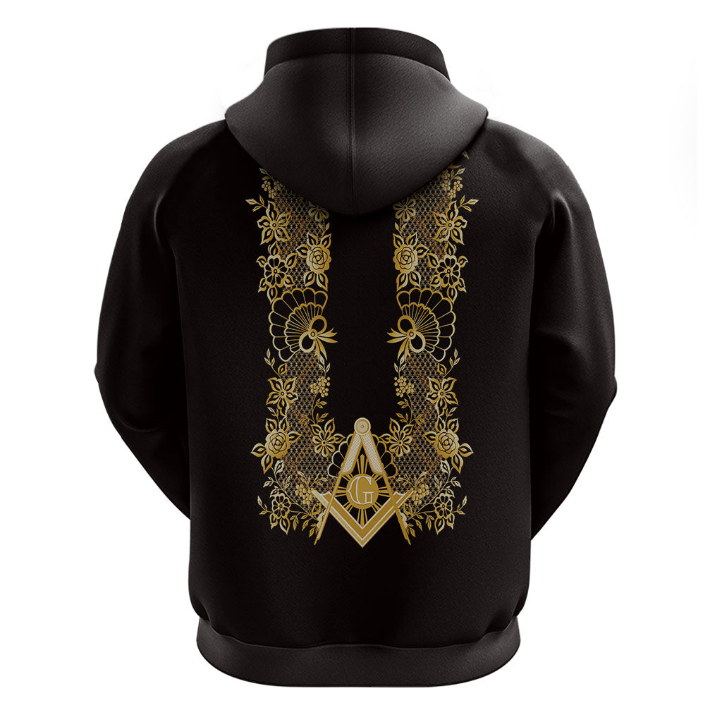 Personalised Filipino Freemasonry Hoodie Masonic Barong Tagalog Inspired Ivory White