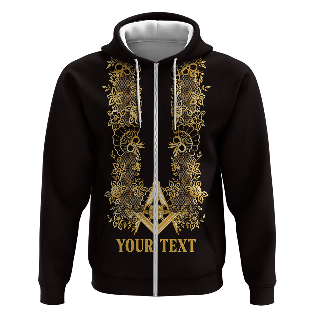Personalised Filipino Freemasonry Hoodie Masonic Barong Tagalog Inspired Ivory White