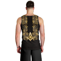 Personalised Filipino Freemasonry Men Tank Top Masonic Barong Tagalog Inspired Ivory White