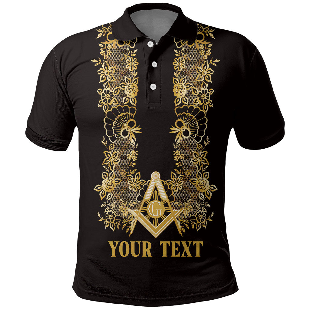 Personalised Filipino Freemasonry Polo Shirt Masonic Barong Tagalog Inspired Ivory White