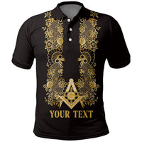 Personalised Filipino Freemasonry Polo Shirt Masonic Barong Tagalog Inspired Ivory White