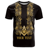 Personalised Filipino Freemasonry T Shirt Masonic Barong Tagalog Inspired Ivory White