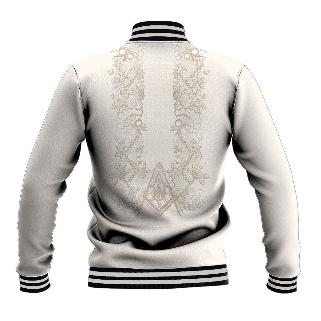 Personalised Filipino Freemasonry Baseball Jacket Masonic Barong Tagalog Inspired Black